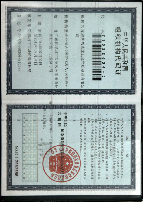 组织机构代码 组织机构代码